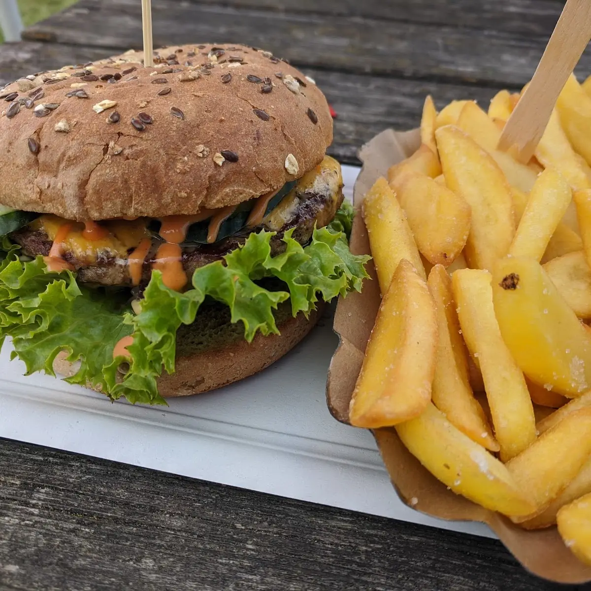 Cheeseburger Mit Vollkorn