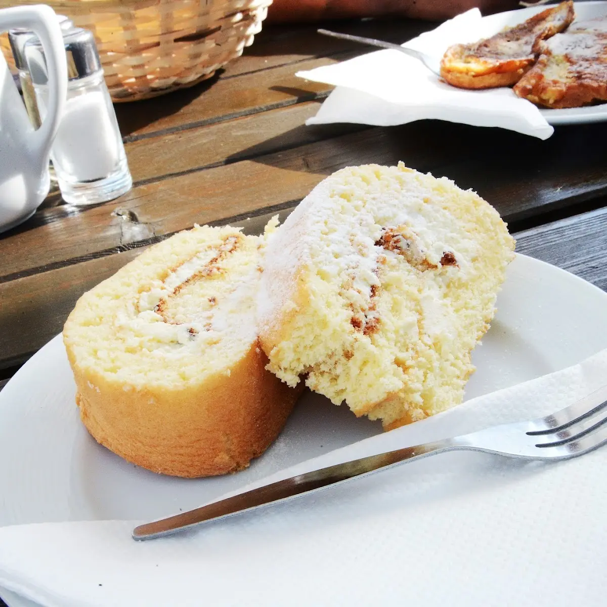 Topfenroulade
