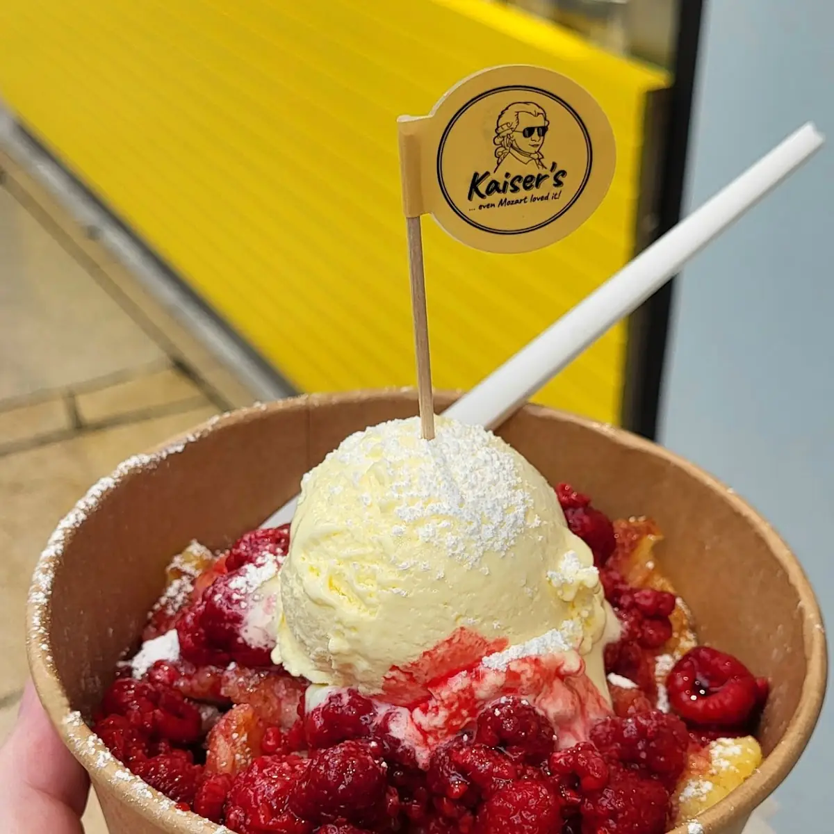 Kaiserschmarrn Himbeer Vanille