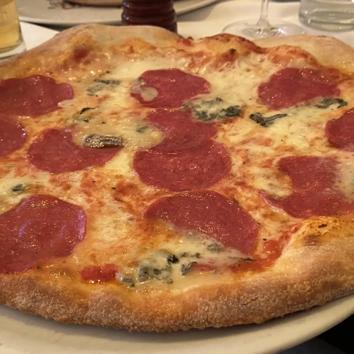 Salami and Gorgonzola