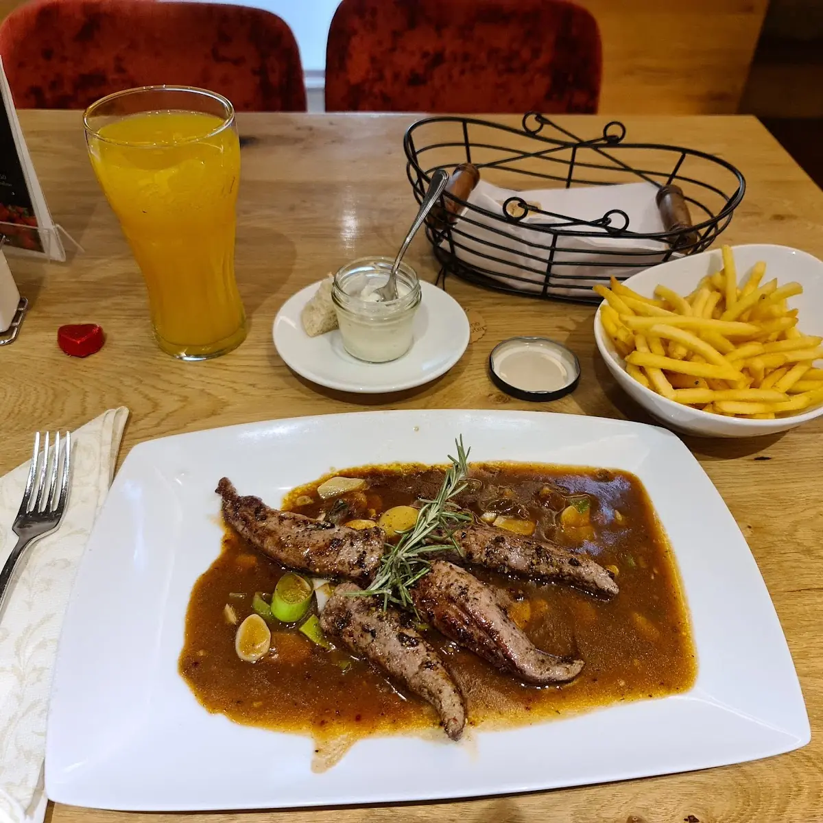 Lammfilet Mit Knoblauchsauce