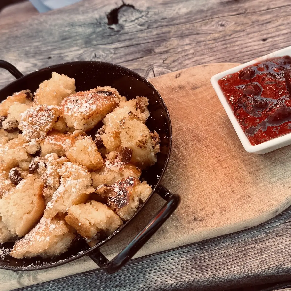 Kaiserschmarrn, Halterhütte am Schöckl