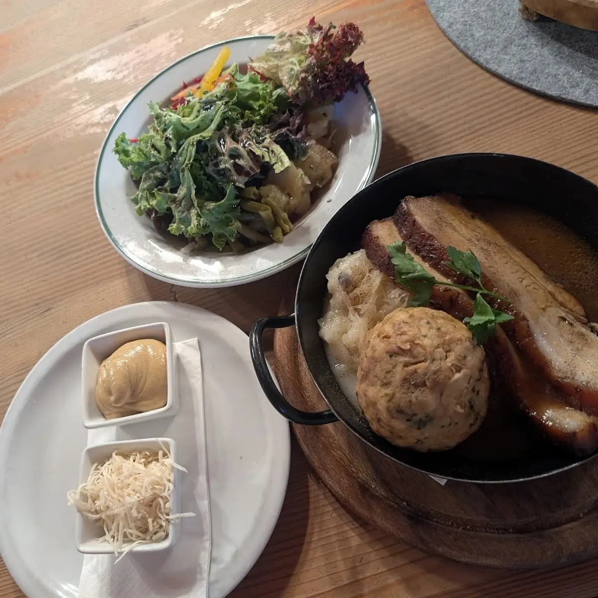 Pork Roast with Dumpling, Halterhütte am Schöckl