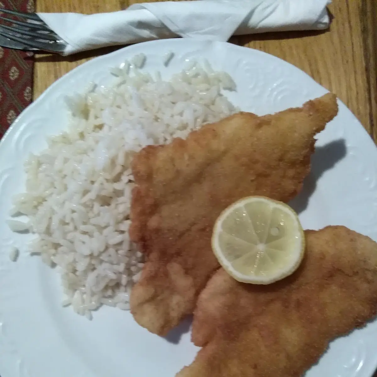 Gebackene Fischfilet