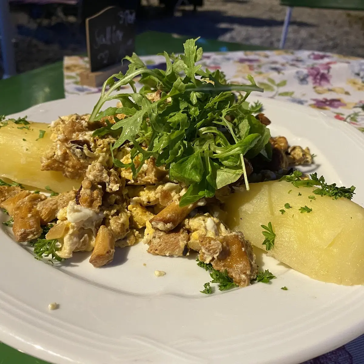 Pfifferlinge Mit Ei Und Kartoffel