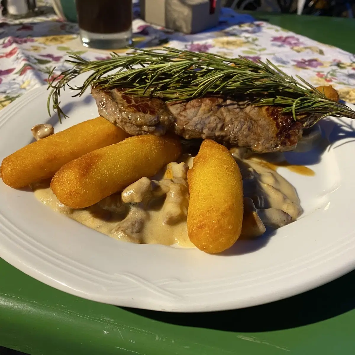 Steak Mit Pfifferlingen