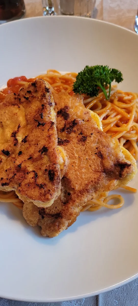 Piccata Mit Tomatenspaghetti