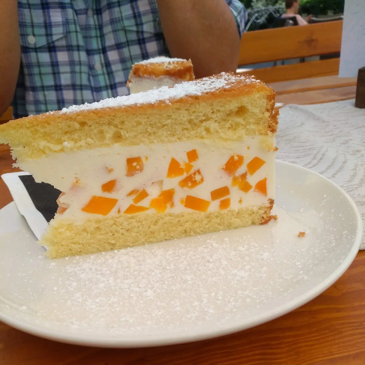 Pfirsich-käse-sahne Torte