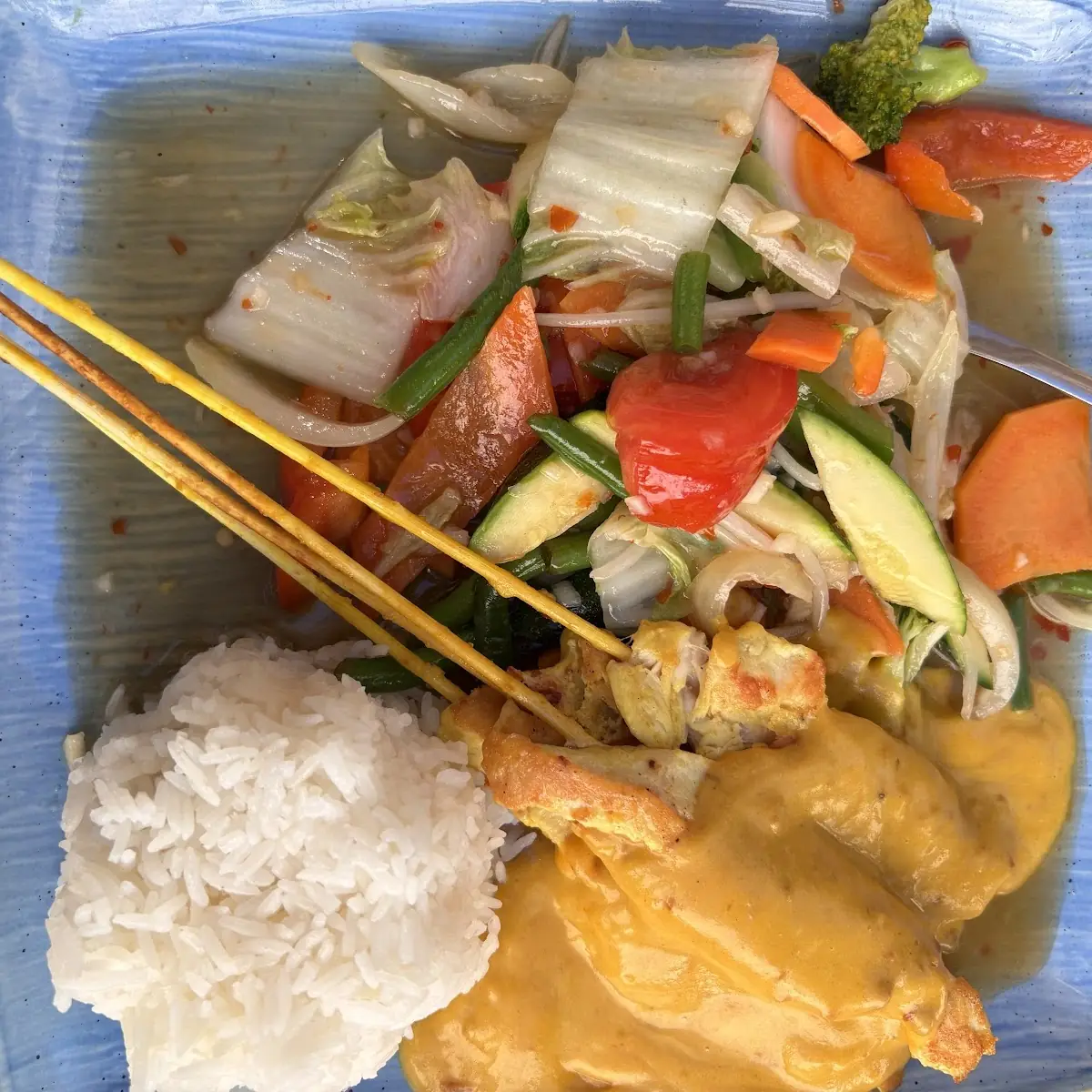 Thai Style Kokos Gemüse Suppe