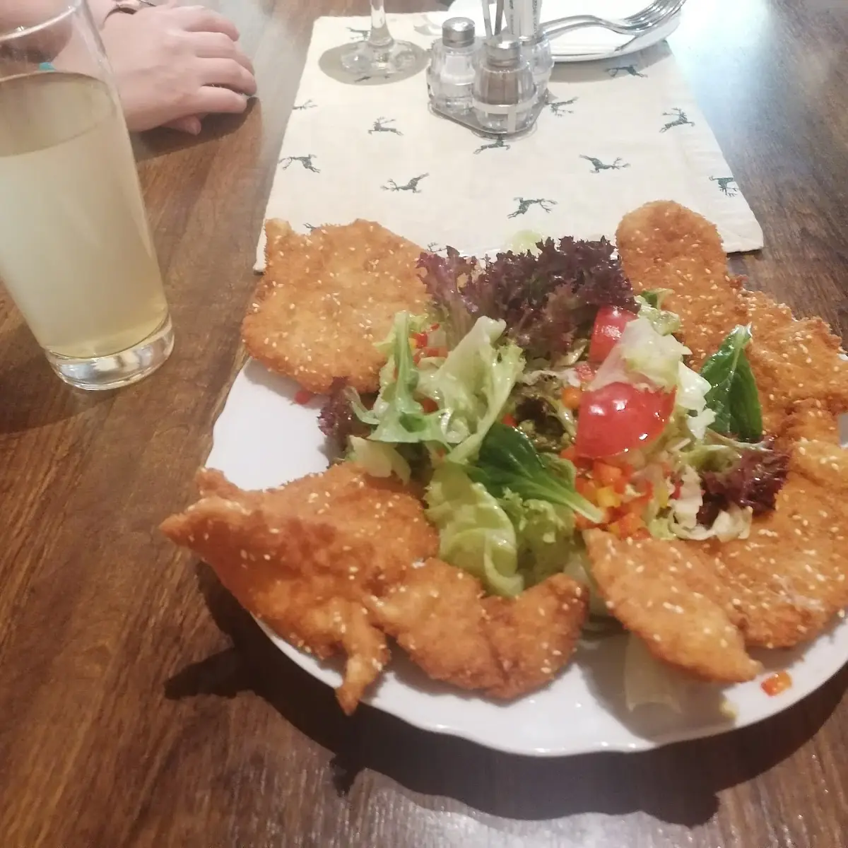 Putenschnitzel Auf Salat