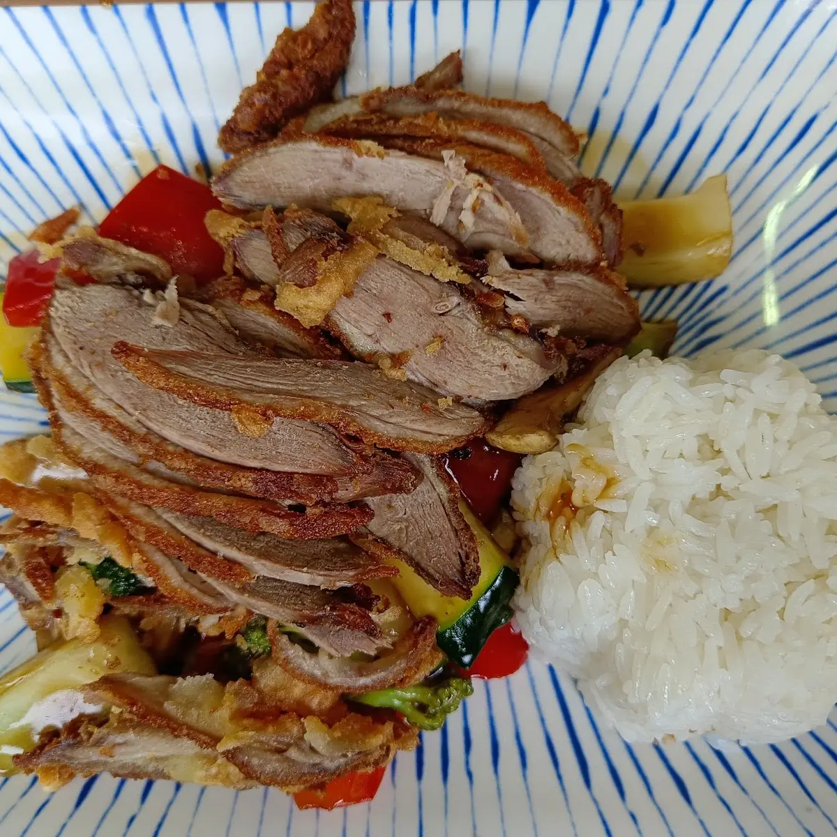 With Crispy Duck