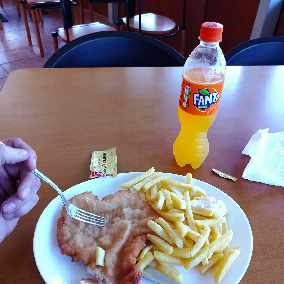 Schnitzel Mit Pommes