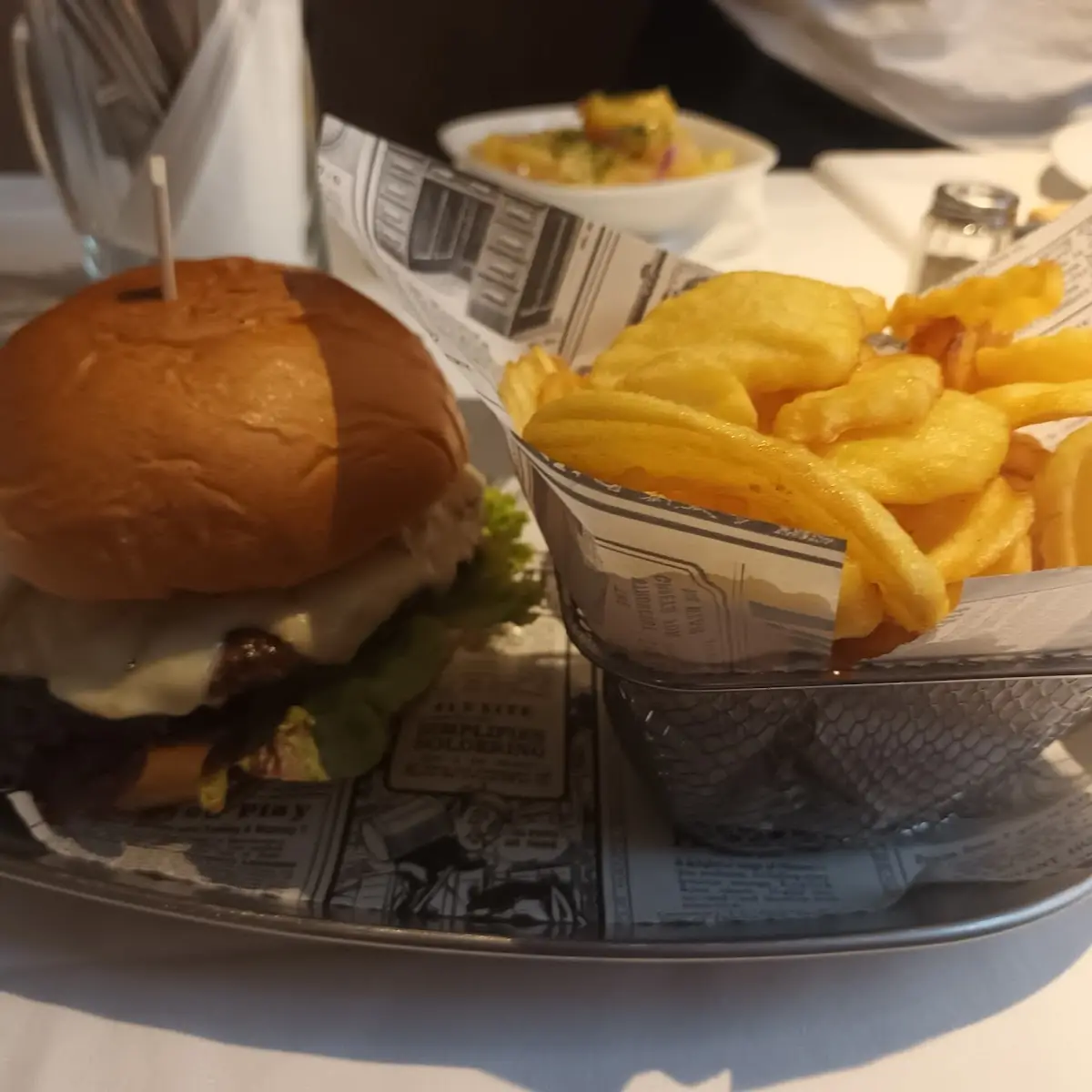 Hamburger Mit Wildschweinpattie