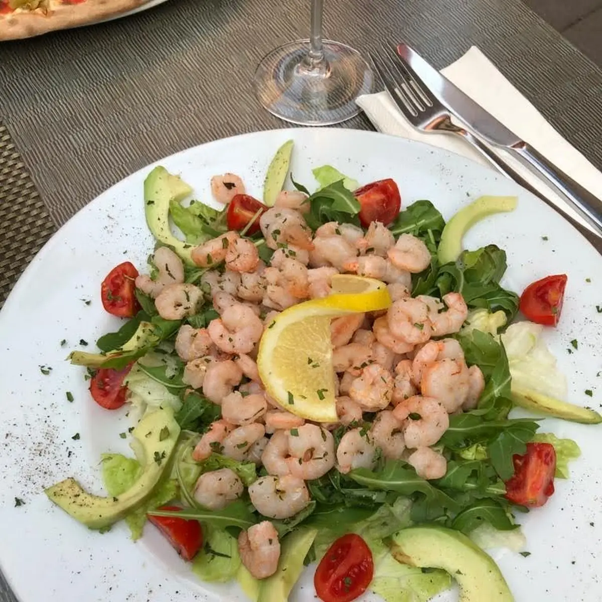 Avocado-salat Mit Shrimps