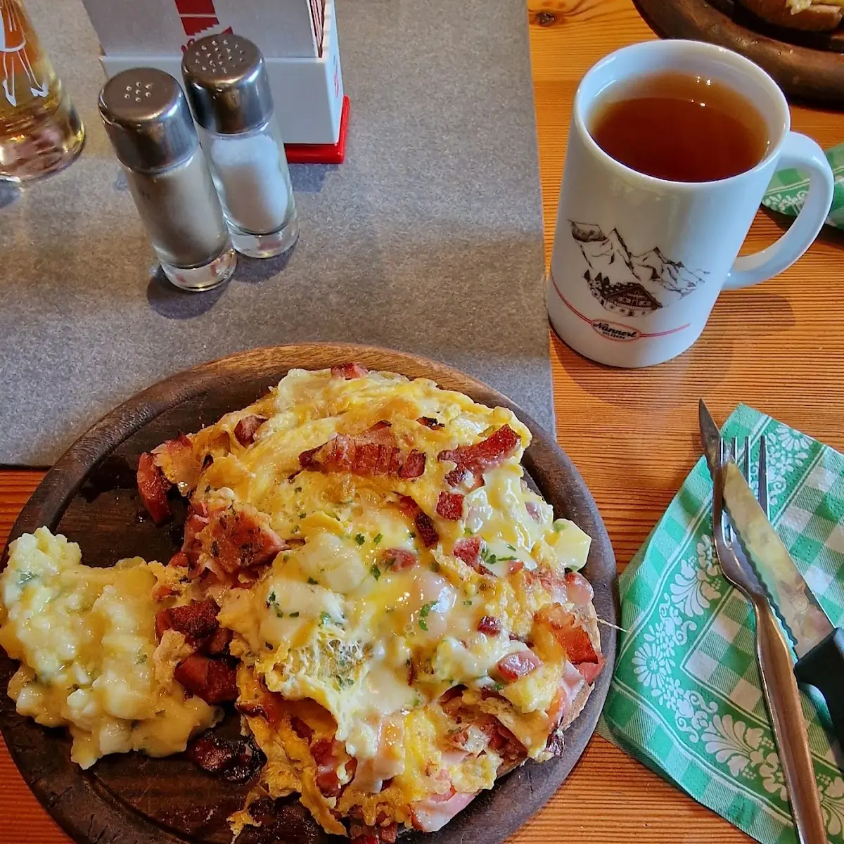 Rührei Mit Schinken Und Käse