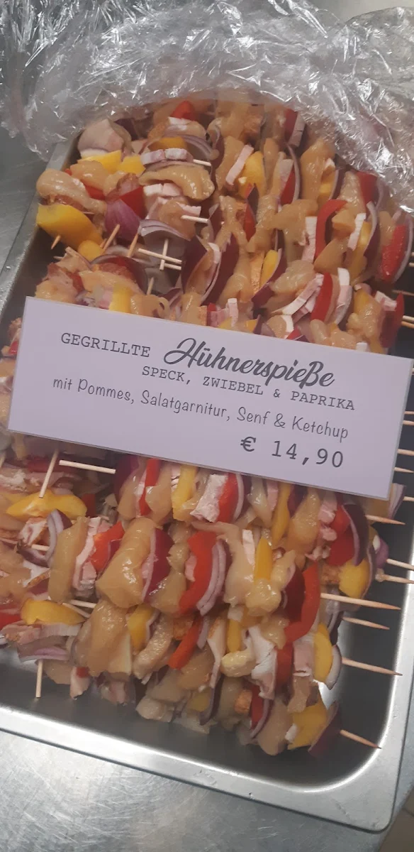 Hühner Spieß
