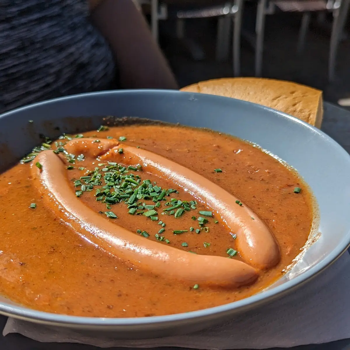 Frankfurter with Goulash