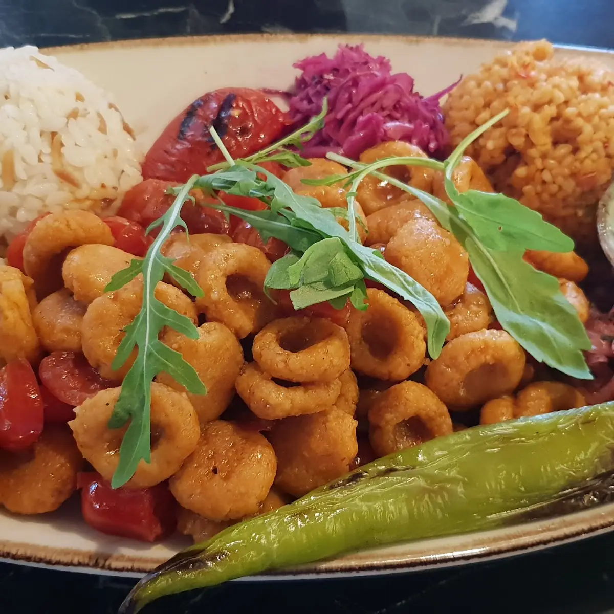 Vegetarischer Grillteller