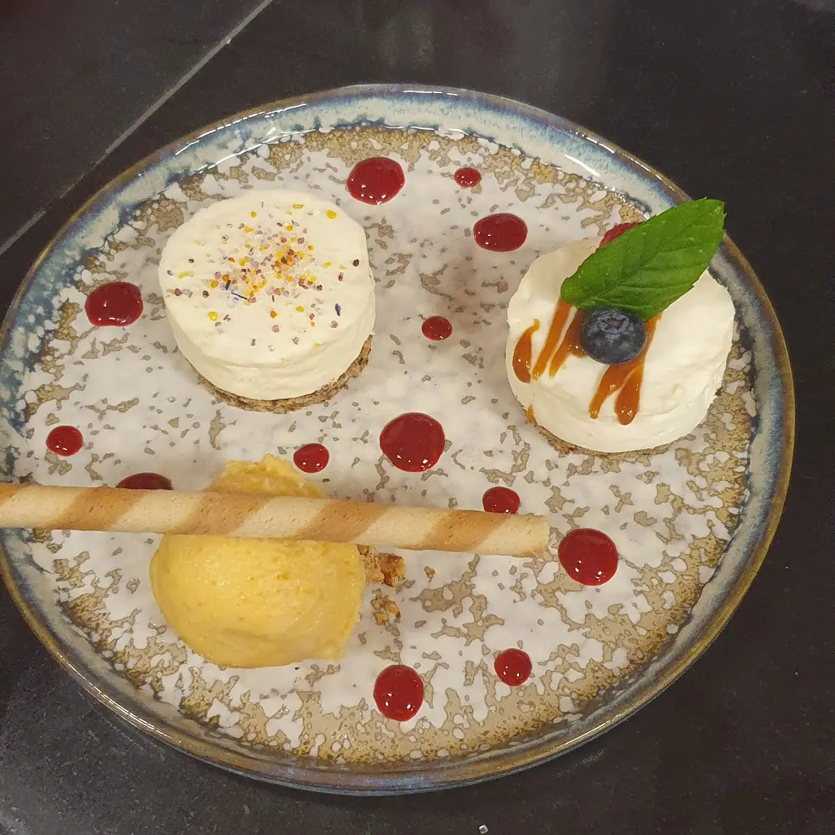 Käse Kuchen Mit Eis