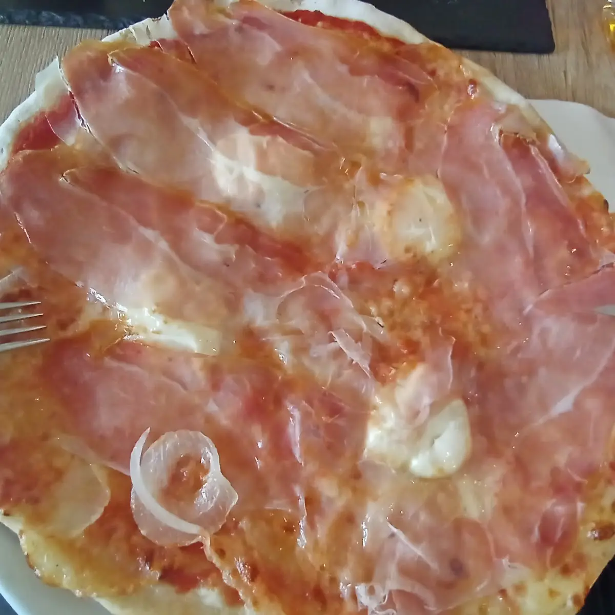 Parma Und Mascarpone Pizza