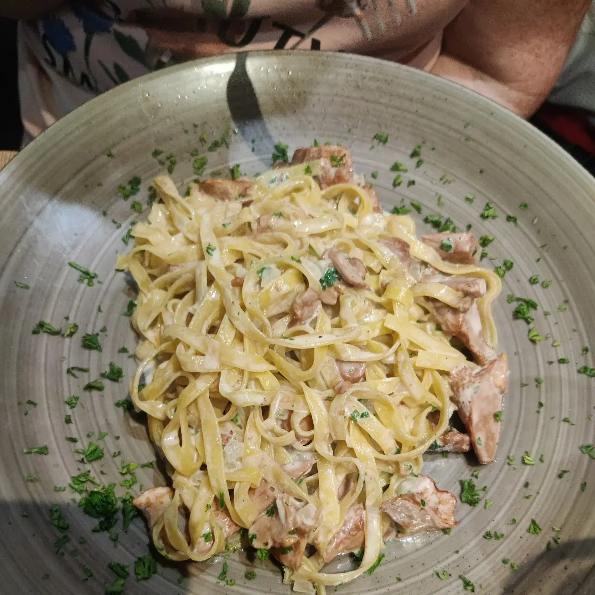 Tagliatelle Mit Pfifferlingen