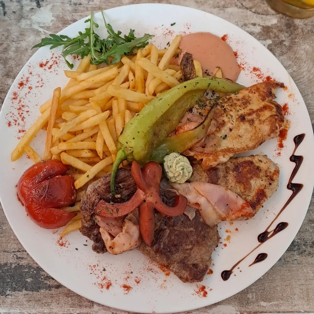 Grillteller des Hauses