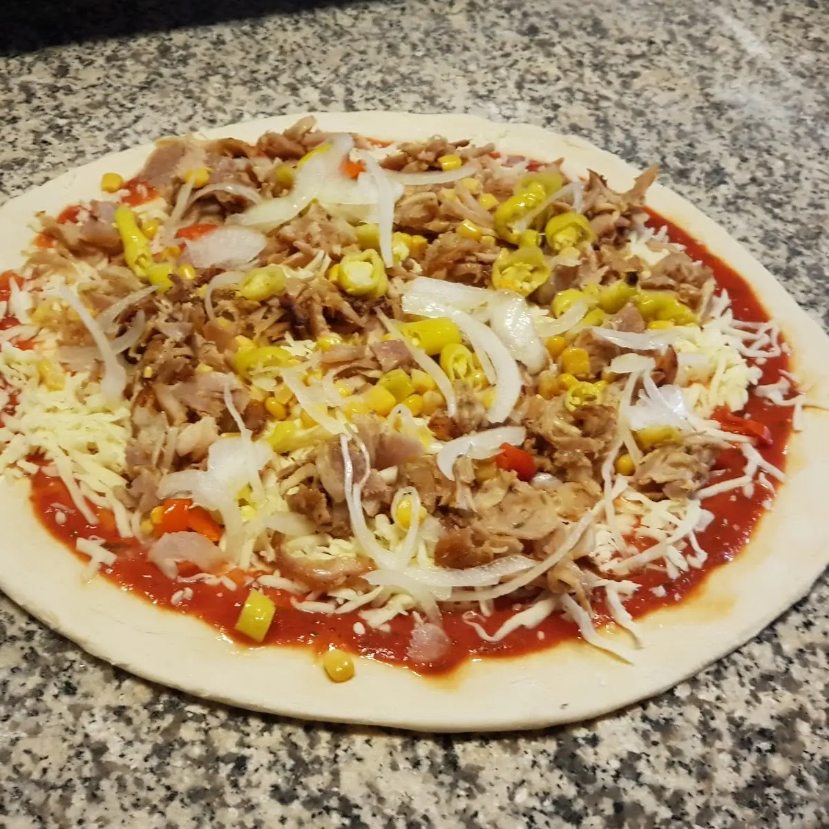 Kebab Pizza