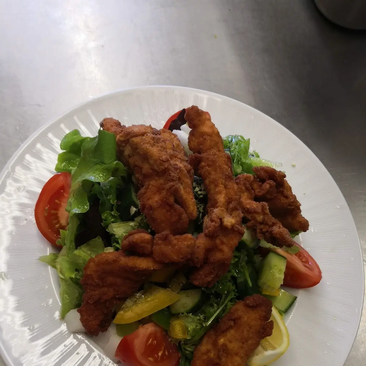Backhendlsalat