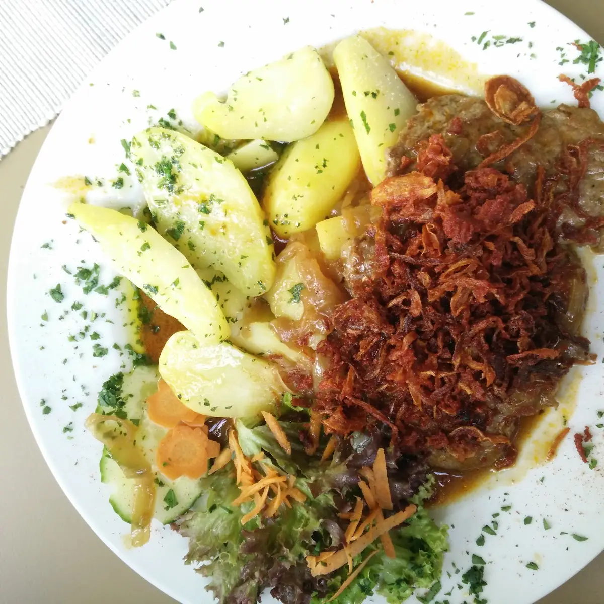 Zwiebelrostbraten