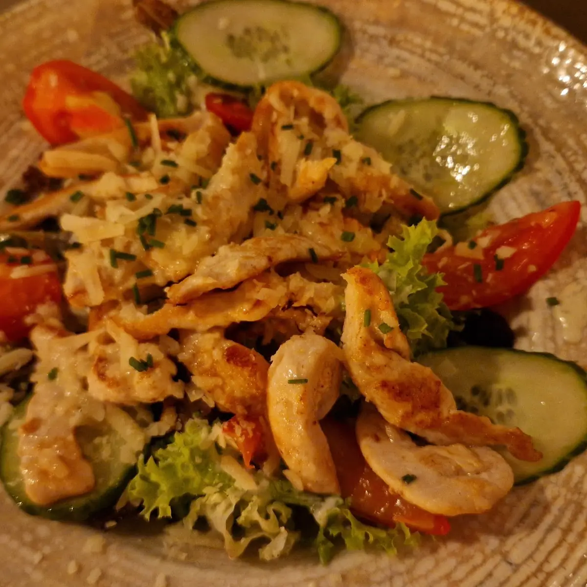 Caesar Salat Huhn