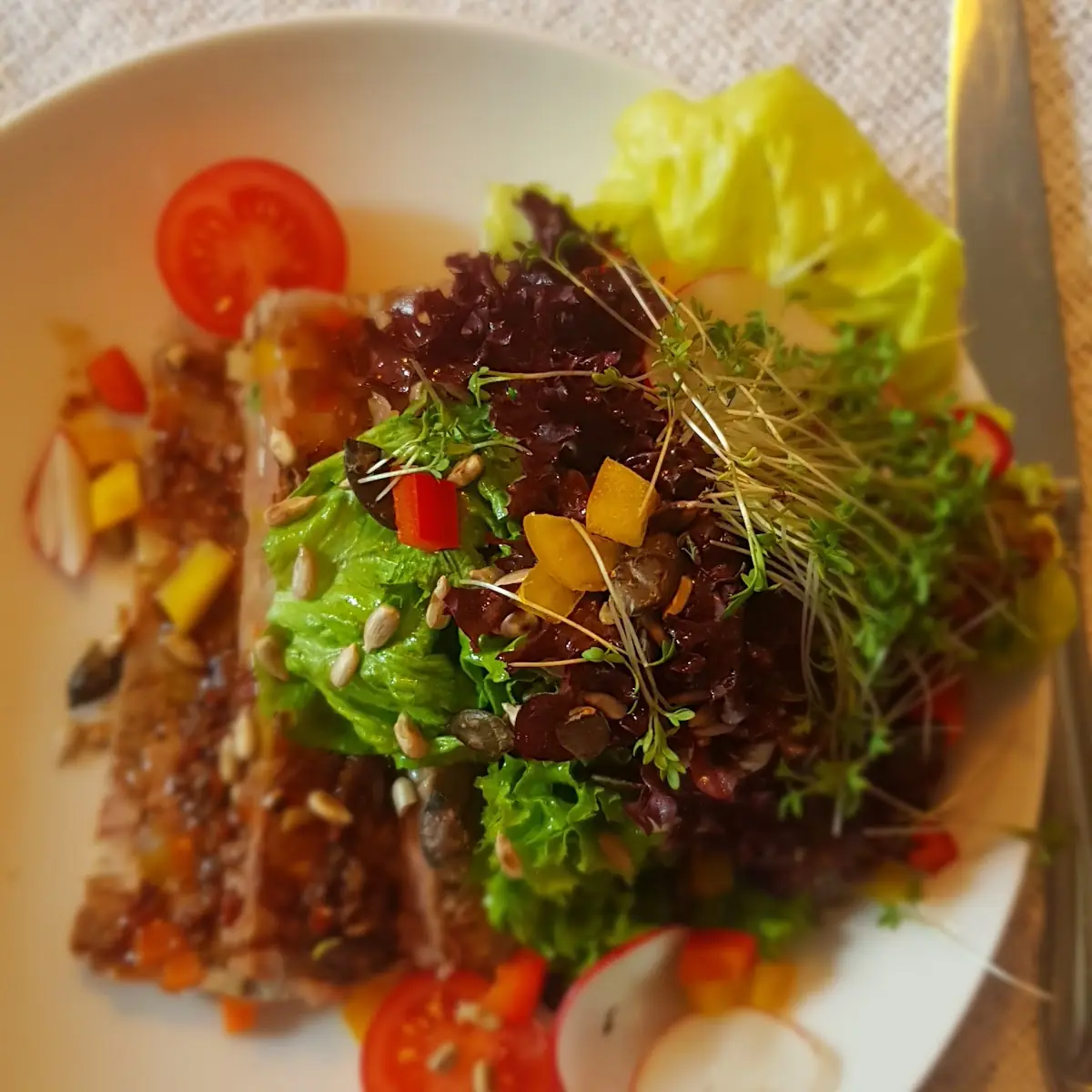 Rindssulze Mit Salat