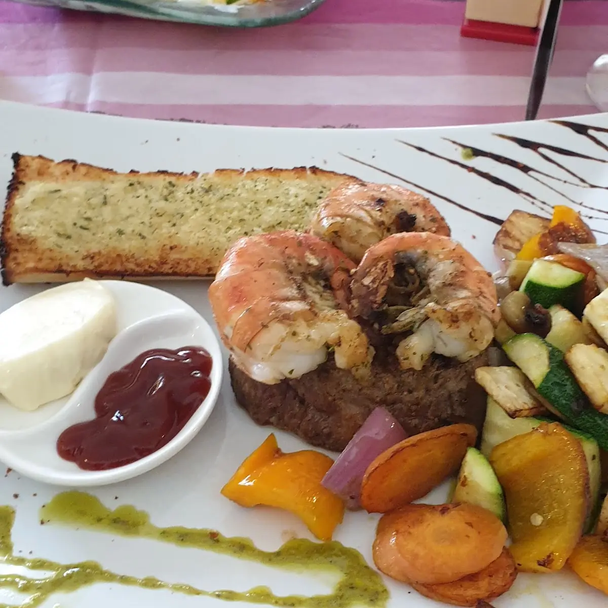 Steak Surf and Turf Deluxe Burger