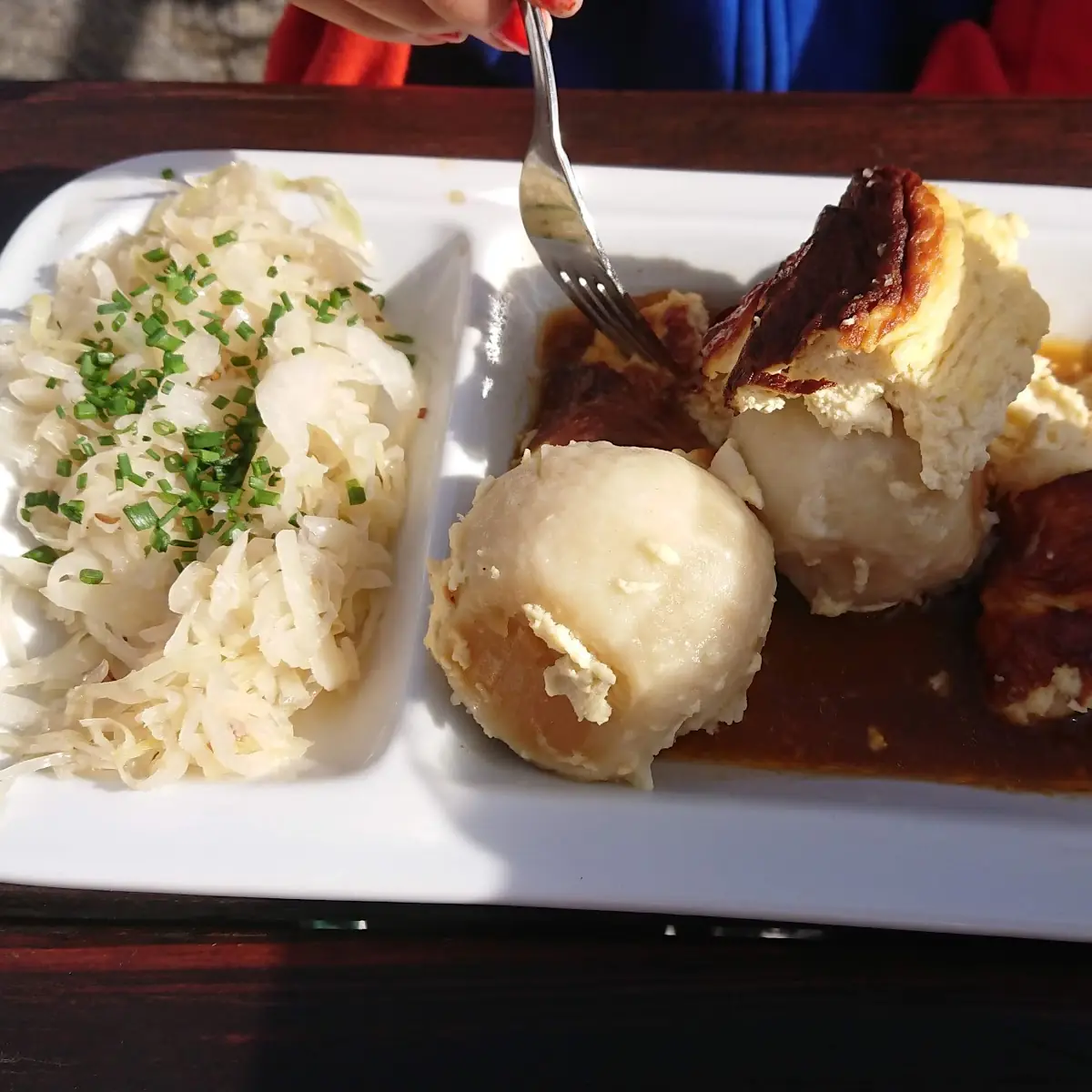 Haschee Grammel Und Speckknödel