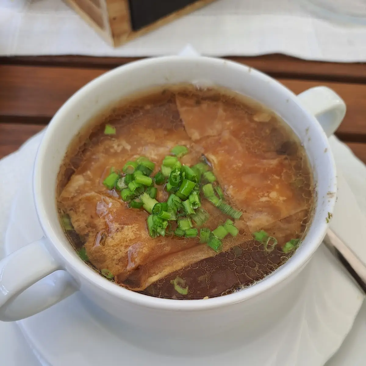 Fleischstrudelsuppe