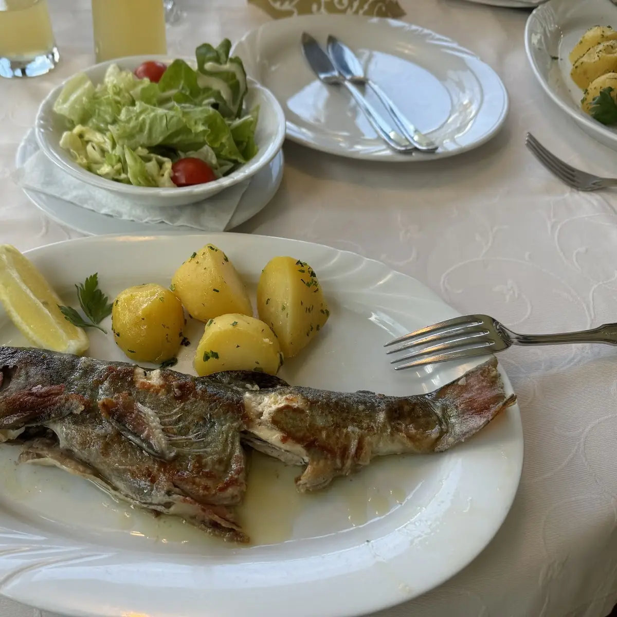 Gebratene Forelle