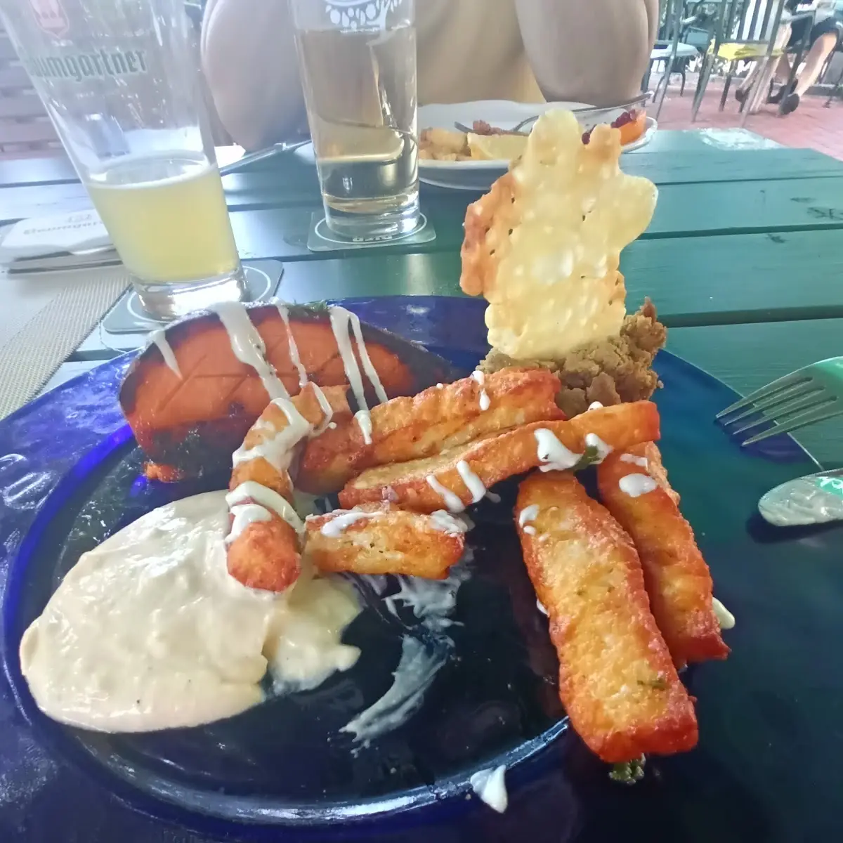 Käse Gegrillt Mit Süßkartoffel