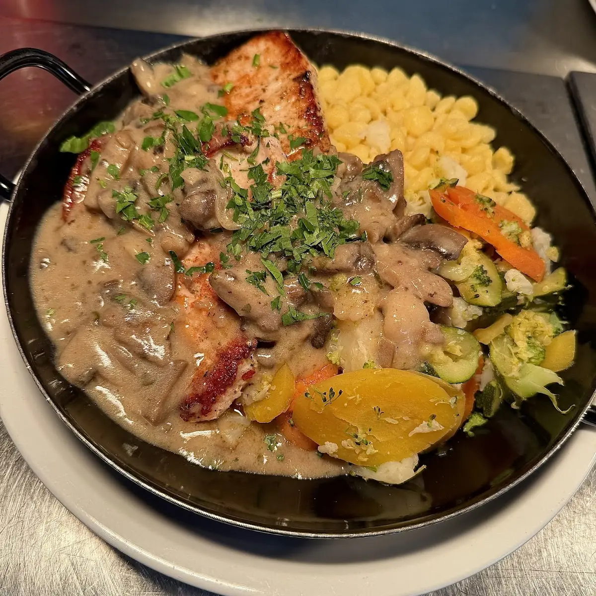 Schwein Mit Gemüse