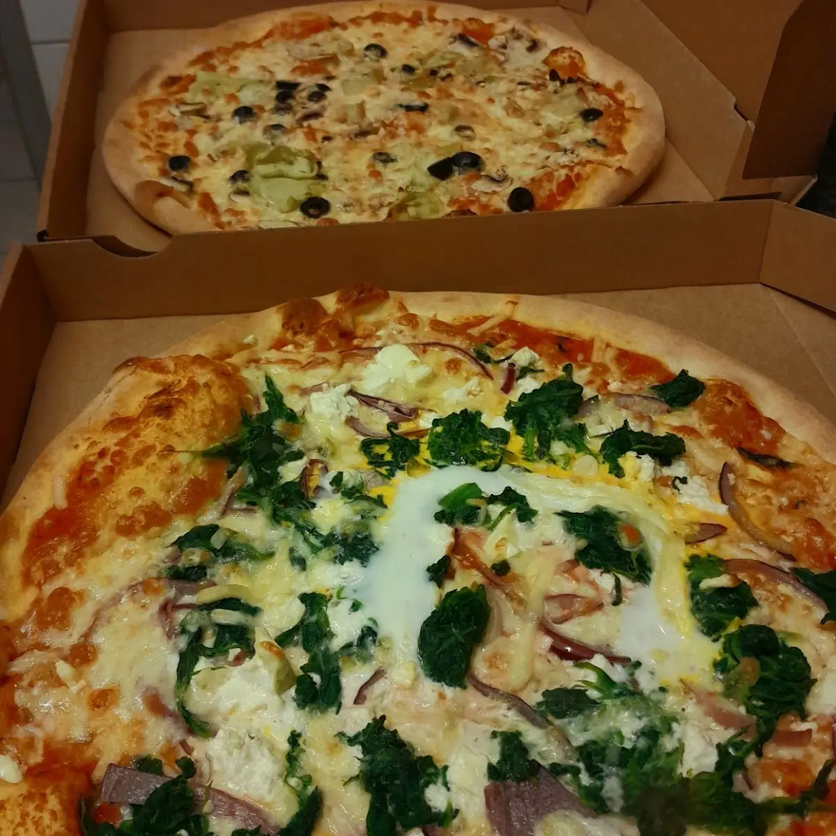 Pizza Spinat