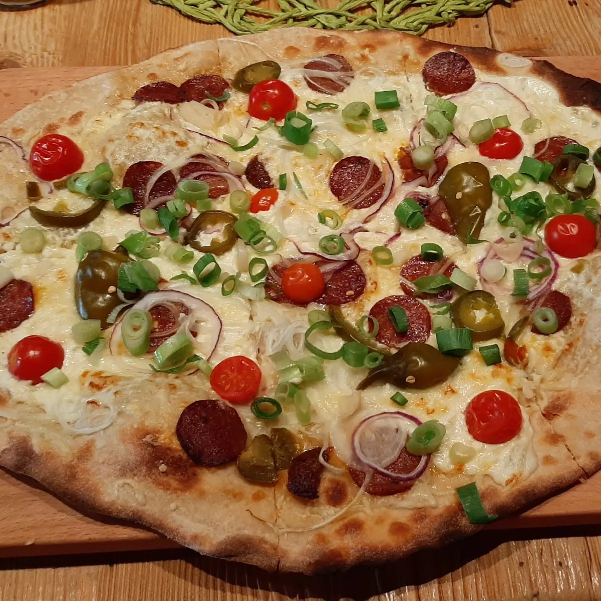 Flammkuchen Diavolo Scharf