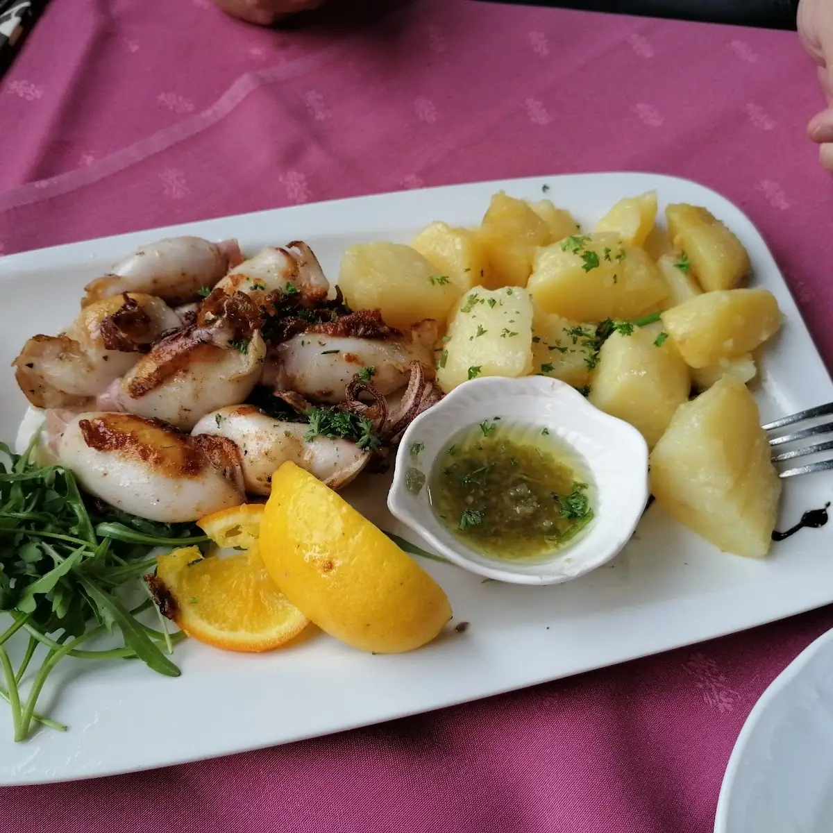 Gefüllte Calamari