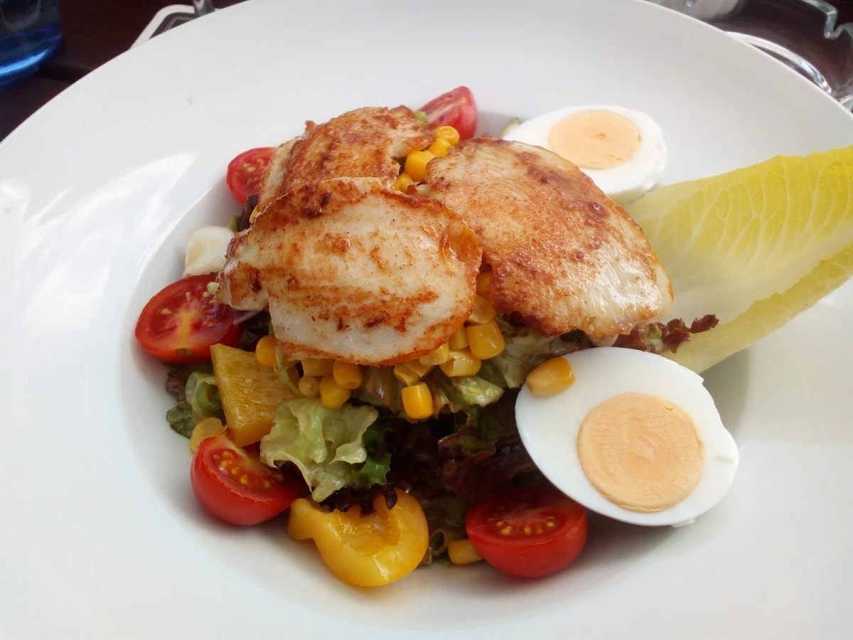 Gemischter Salat Mit Hühnerfleisch