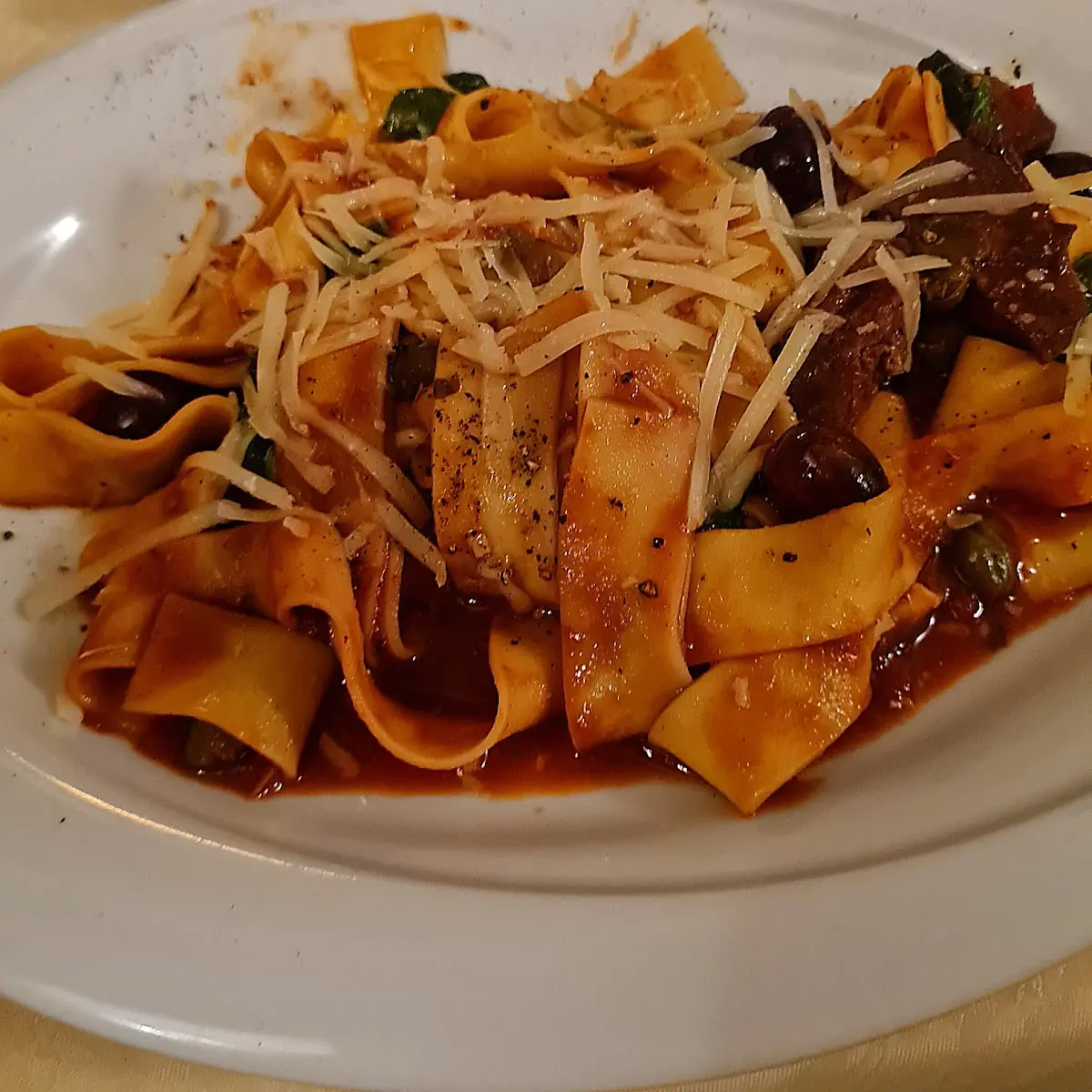 Pappardelle Mit Rinderfilet