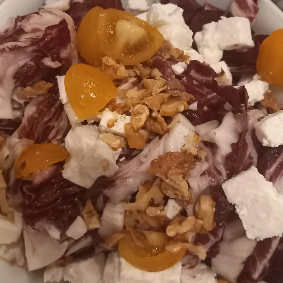 Insalata radicchio e feta