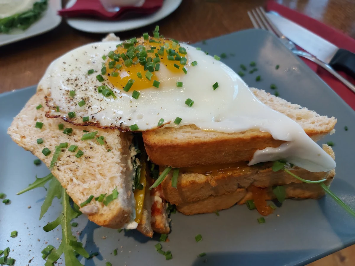 Vegetarisches Clubsandwich