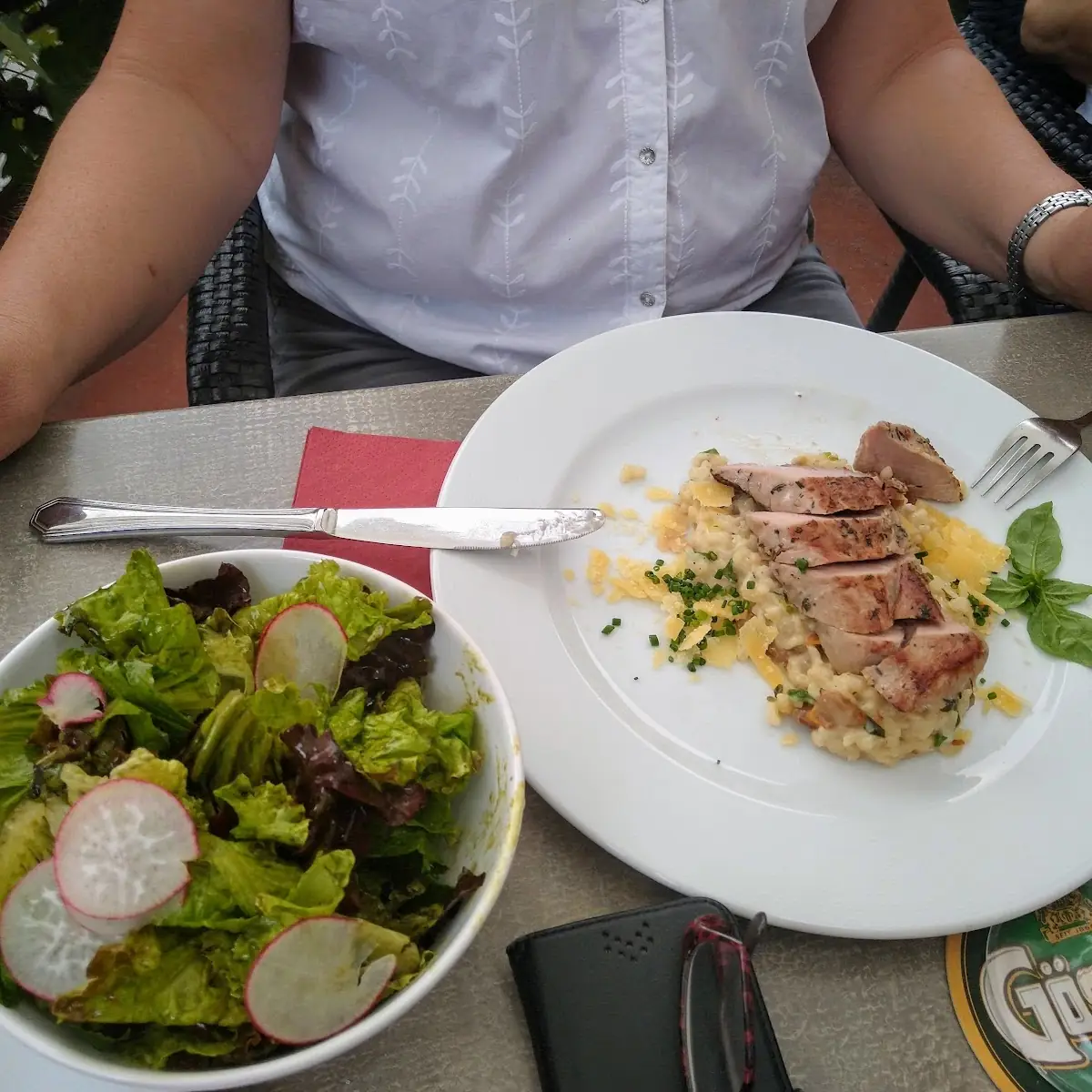 Filet Auf Pilzrisotto
