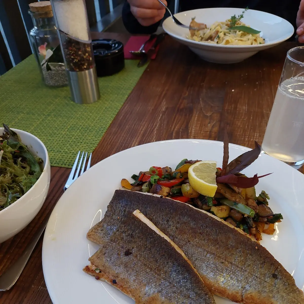 Forellenfilet Mit Grillgemüse