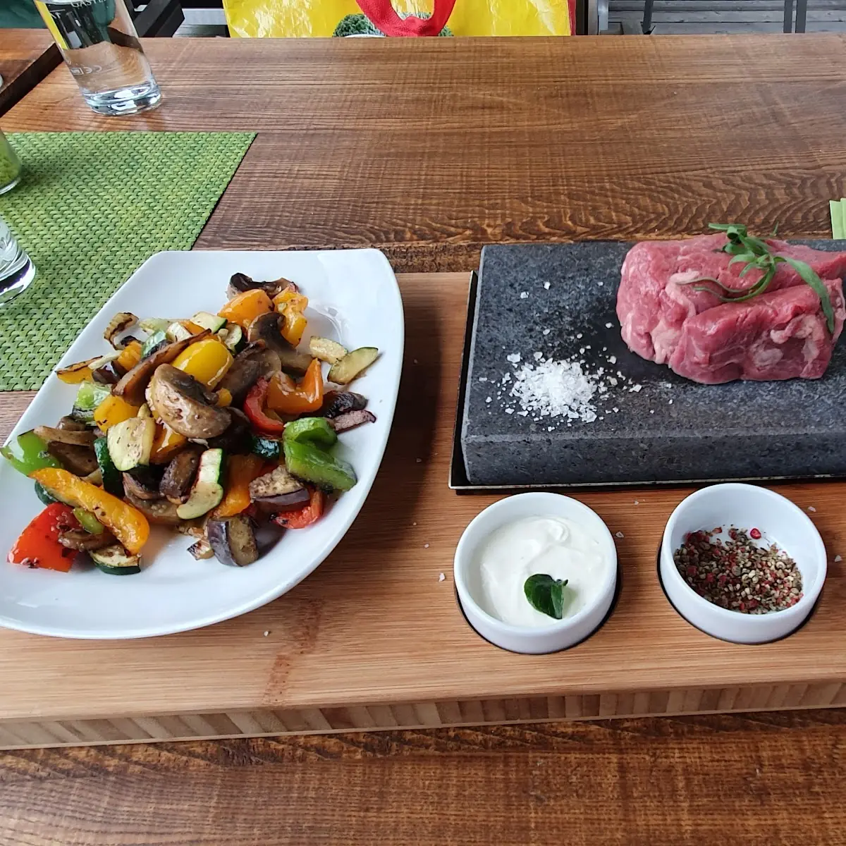 Steak Und Grillgemüse