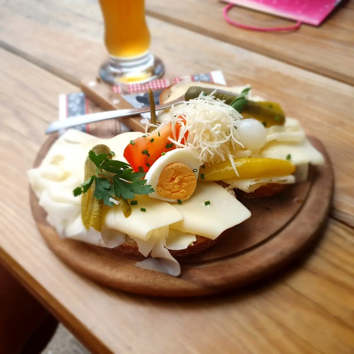 Cheese and Ham Sandwich