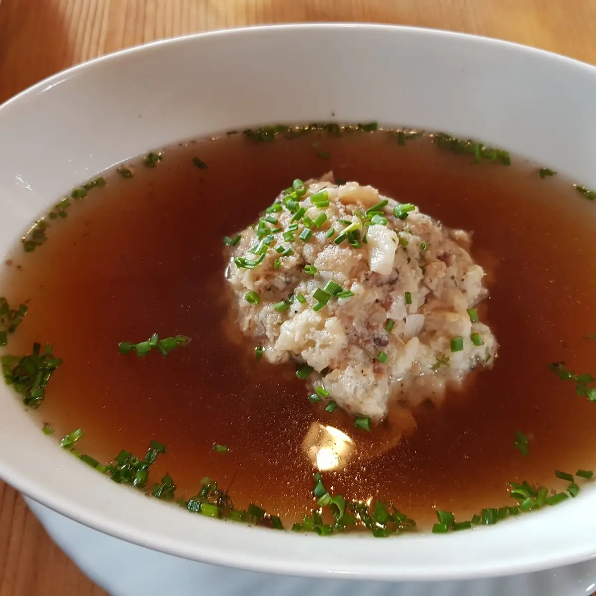 Speckknödelsuppe
