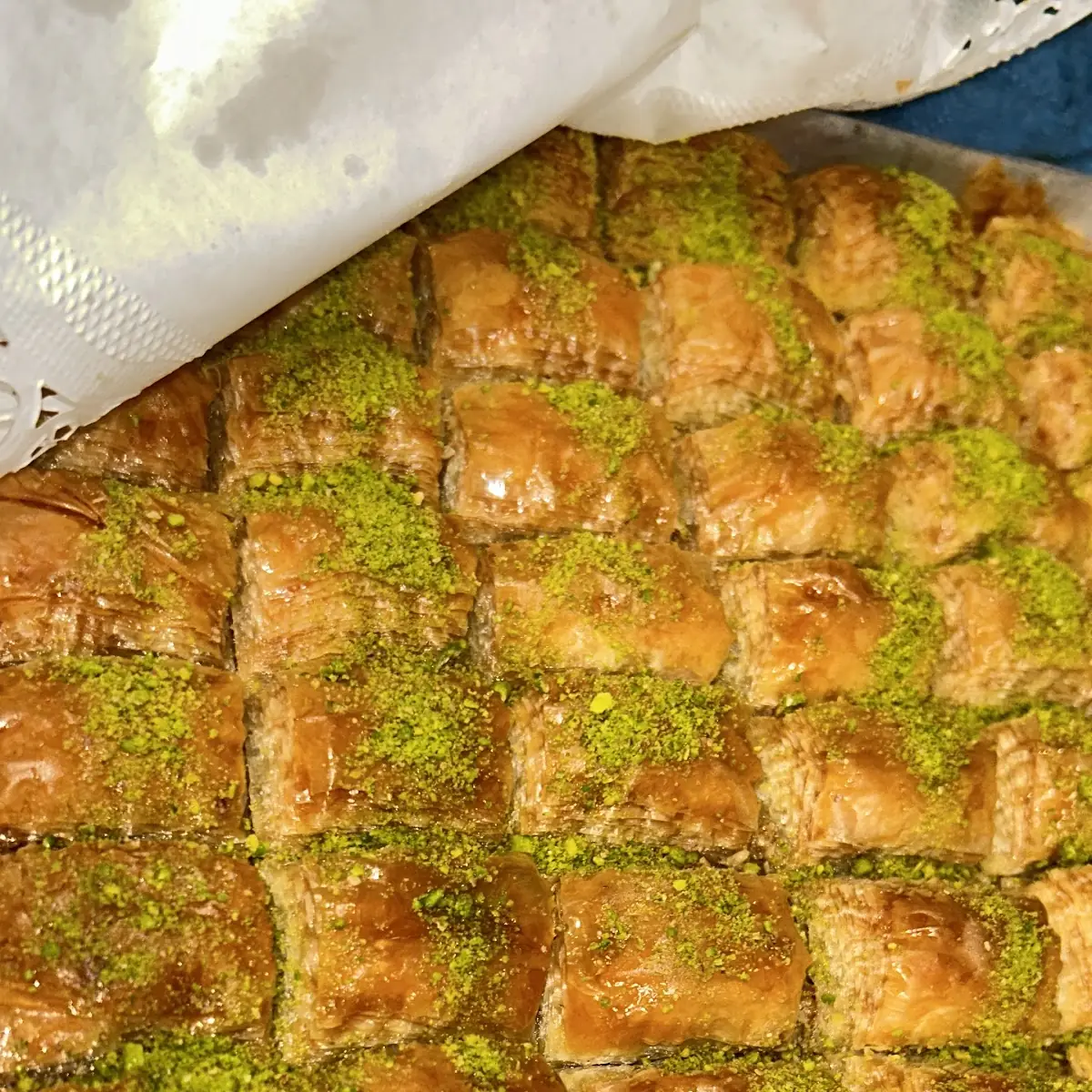 Hausgemachten Baklava, Memo Cafe Grill Pizza